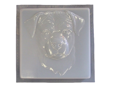 Boxer rottweiler stepping stone mold  10" x 1.5" thick 